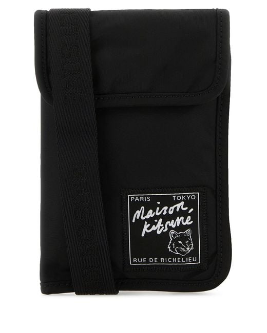 Maison Kitsuné Black Shoulderbags for men
