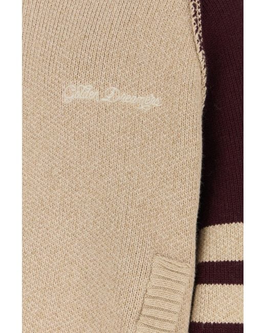 Golden Goose Deluxe Brand Natural Beige Wool Blend Cardigan for men