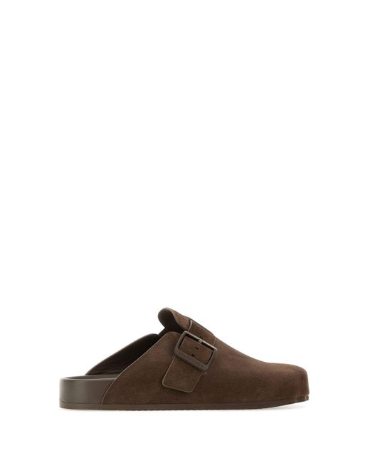 Balenciaga Brown Slippers for men