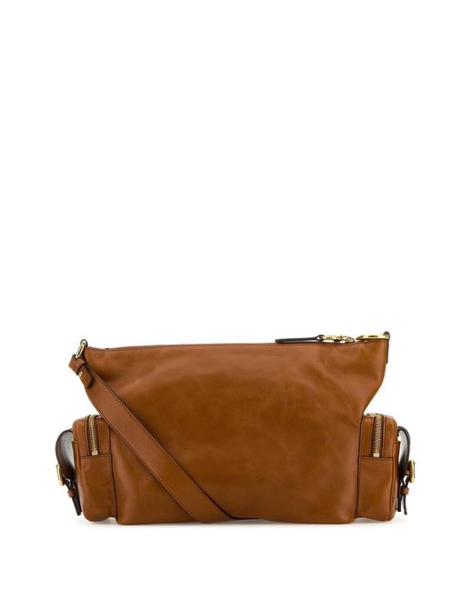 Borsa a mano Camera Bag in pelle caramello di Chloé in Brown