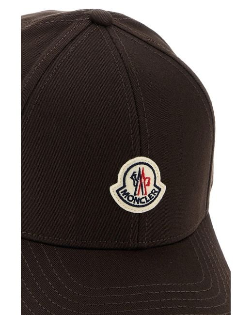 Moncler Multicolor Chocolate Cotton Baseball Cap for men