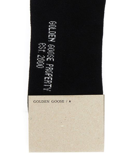 Golden Goose Deluxe Brand Black Calze for men