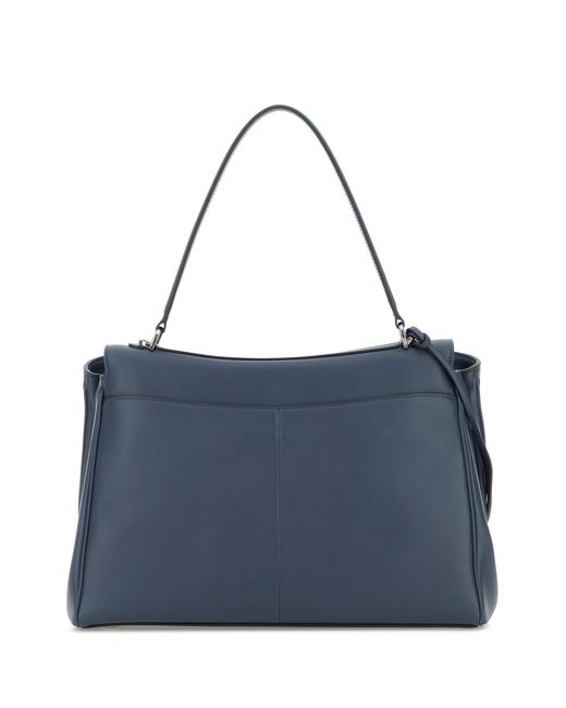 Balenciaga Air Force Blue Leather Medium Rodeo Handbag