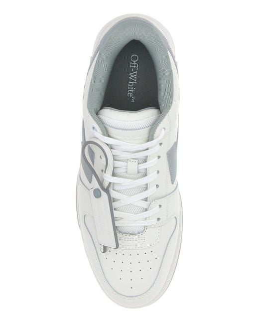 Off-White c/o Virgil Abloh White Off Leather Out Of Office Sneakers for men