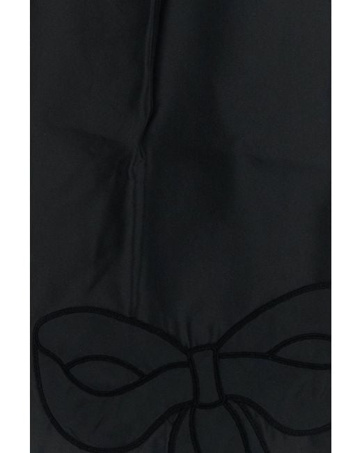 CECILIE BAHNSEN Black Silk Blend Skirt