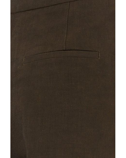 PT Torino Black Chocolate Cotton Blend Colette Palazzo Pant