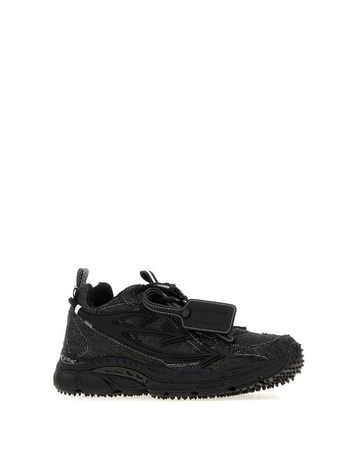Off-White c/o Virgil Abloh Black Off Denim Sneakers for men