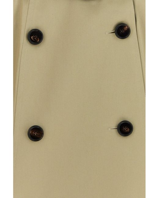 Burberry Natural Twill Skirt