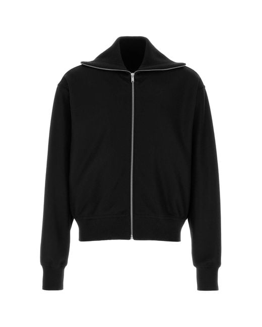 Jil Sander Black Wool Cardigan for men