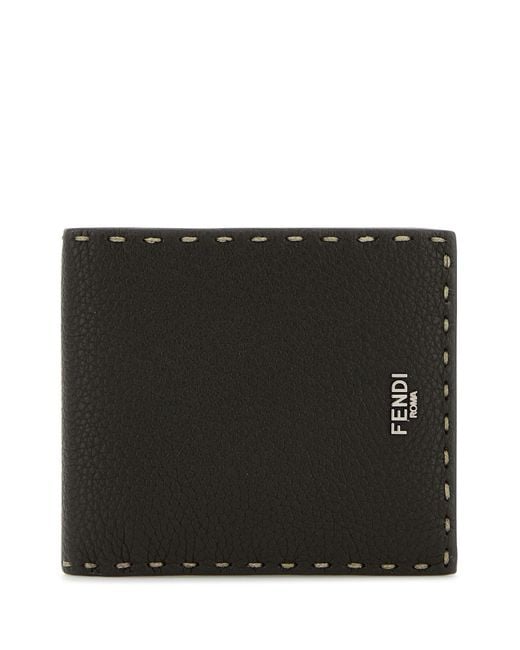 EBA+LATT+BEIGE ETN+P di Fendi in Black da Uomo