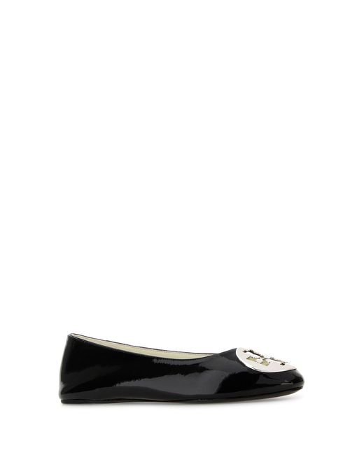 Tory Burch Black Ballrina Riva Nera