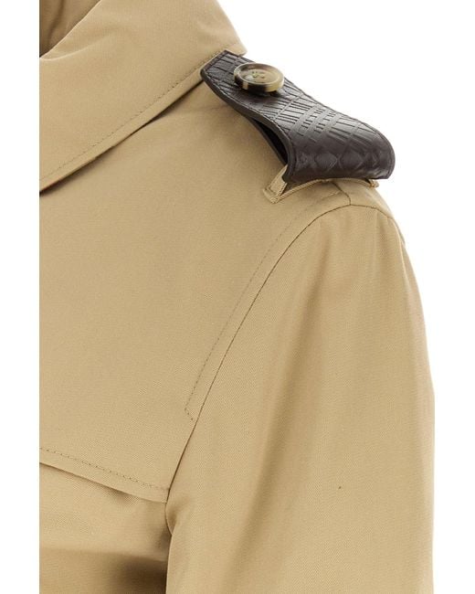 Burberry Natural Beige Twill Trench Coat