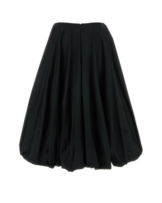 Balenciaga Black Polyester Blend Skirt