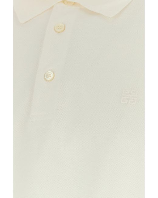 CLASSIC FIT POLO WITH 3 BUTTONS di Givenchy in White da Uomo
