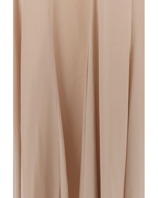 Chloé Natural Powder Pink Satin Skirt