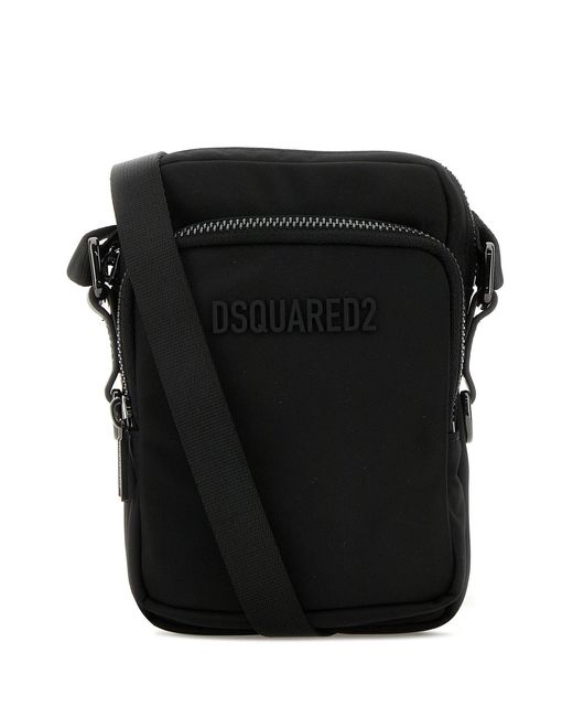 DSquared² Black Shoulder Bags for men