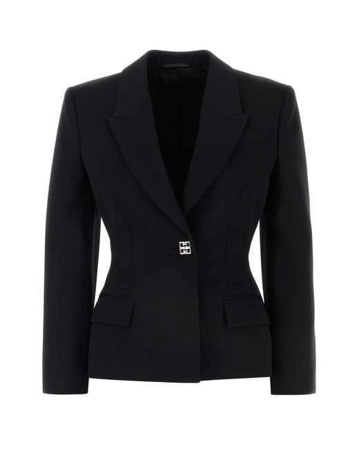 Givenchy Black Wool Blazer