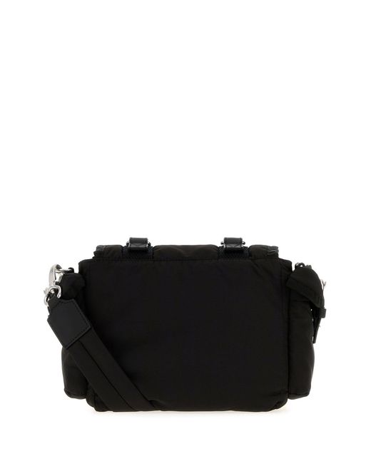 Vivienne Westwood Black Fabric Rocky Crossbody Bag