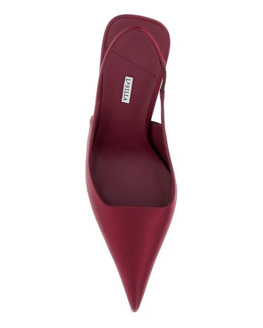 Le Silla Red Slingback Pumps
