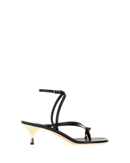 Casadei White Solid Open Toe Heel