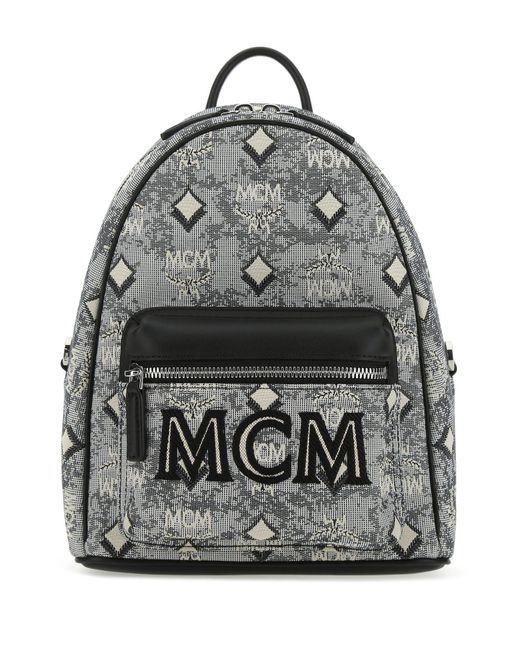 mcm canvas backpack