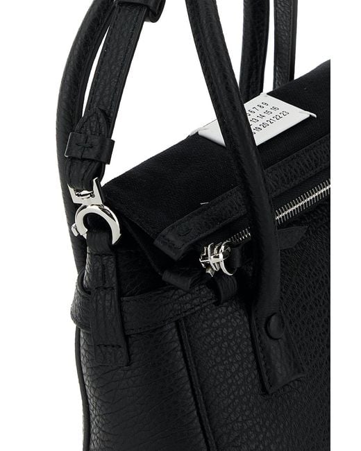 Maison Margiela Black Leather Handbag