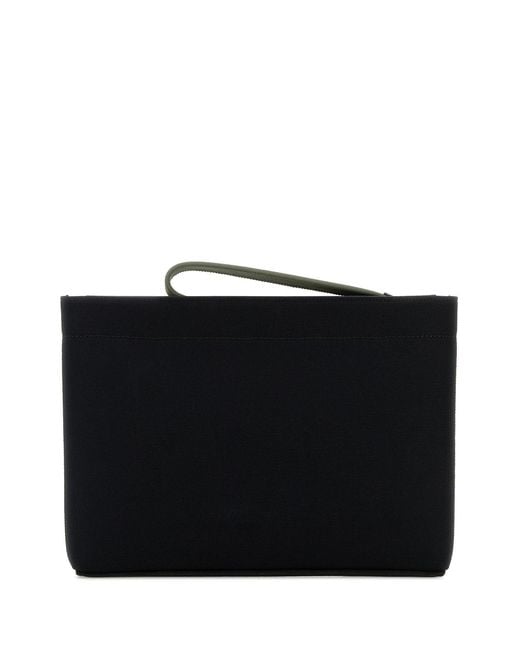Givenchy Black Canvas Clutch for men