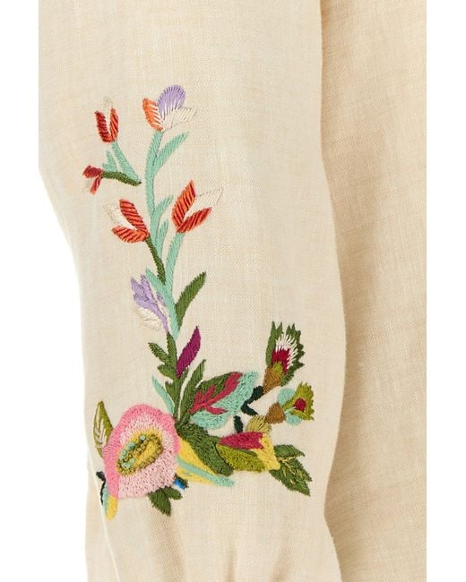 Valentino Garavani Natural Ivory Linen Shirt for men