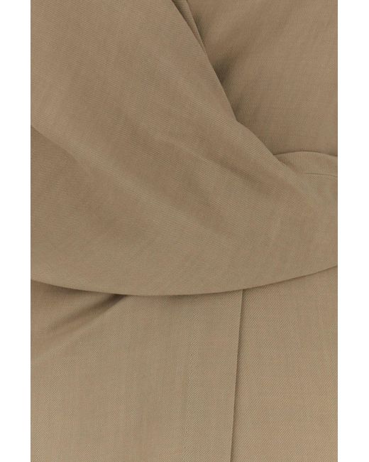 Brunello Cucinelli Natural Cappuccino Jersey Dress