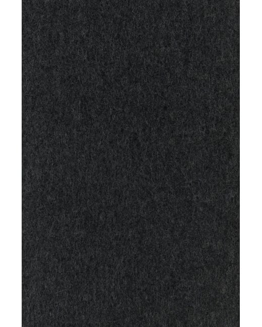 Loulou de Saison Black Charcoal Alpaca Blend Santo Scarf