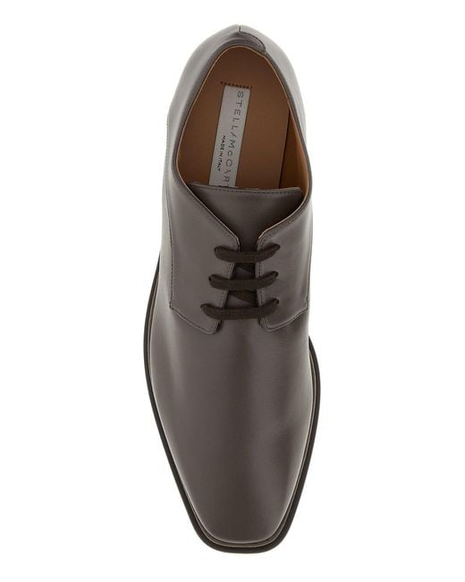 Stella McCartney Brown Mud Alter Mat Elyse Lace-up Shoes