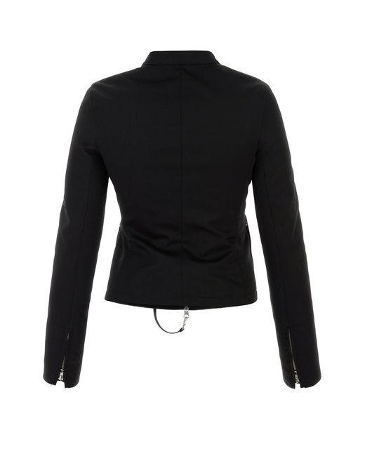 Courreges Black Canvas Jacket