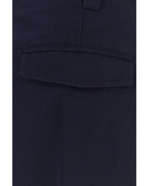 A.P.C. Dark Blue Cotton Pant for men