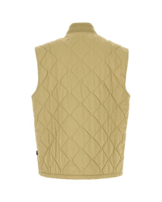 Burberry Metallic Cotton Sleeveless Jacket for men