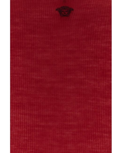 Versace Red Wool T-Shirt