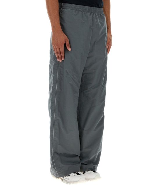 Balenciaga Gray Dark Grey Cotton And Nylon joggers for men