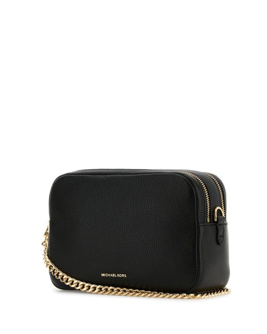 MICHAEL Michael Kors Black Leather Medium Bryant Shoulder Bag