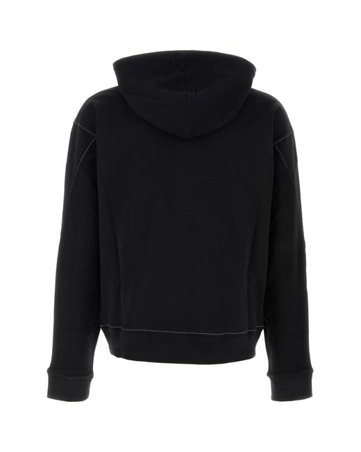 Moschino Black Cotton Sweatshirt for men