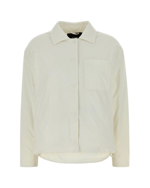Herno White Nylon Jacket