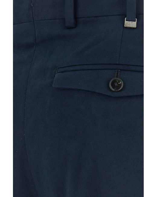 Pantalone in cotone stretch blu scuro di PT Torino in Blue da Uomo