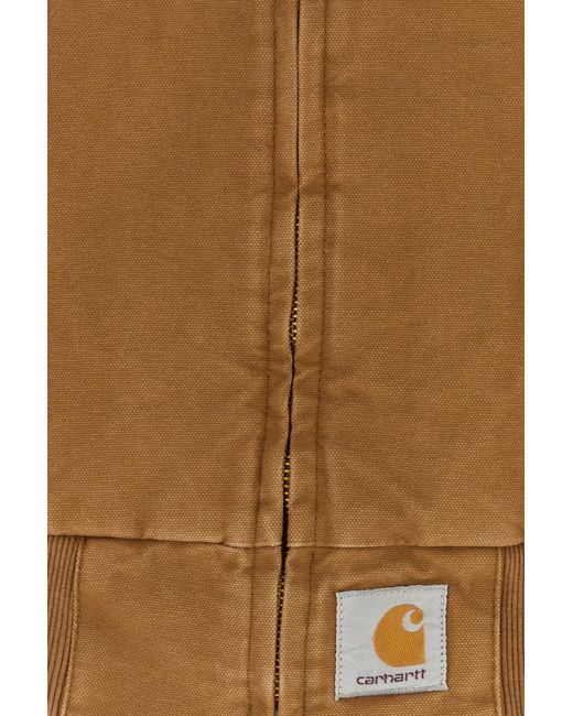Carhartt Brown Camel Canvas Og Santa Fe Jacket for men