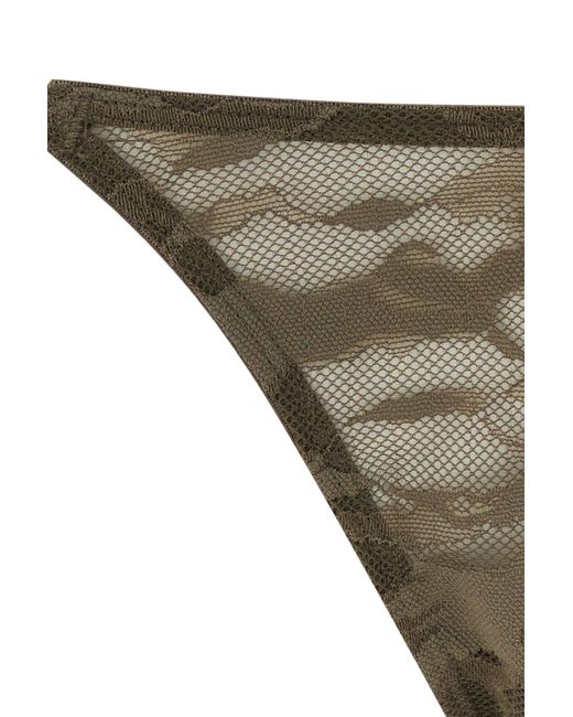 DIESEL Mud Lace X Savage X Fenty Camo-Lace-String-Thong Thong in ...