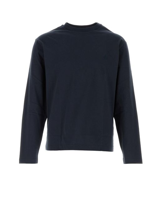 Jil Sander Blue Solid T-Shirts for men
