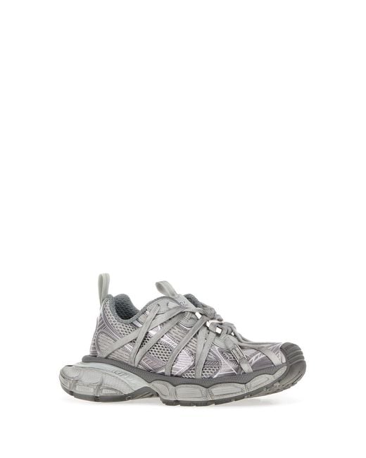 Balenciaga Gray Rubber And Fabric 3Xl Extreme Sneakers