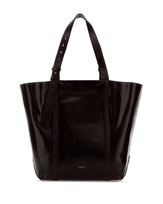 Golden Goose Deluxe Brand Black Deluxe Brand Dark Leather 24.7 Shopping Bag