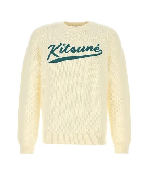 Maison Kitsuné White Sweatshirts for men