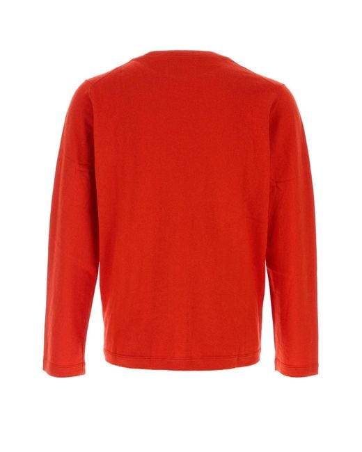 Extreme Cashmere Red Cotton Blend N°500 Sweater for men