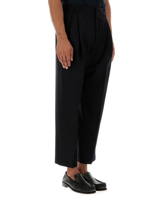 Dries Van Noten Black Wool Pant for men