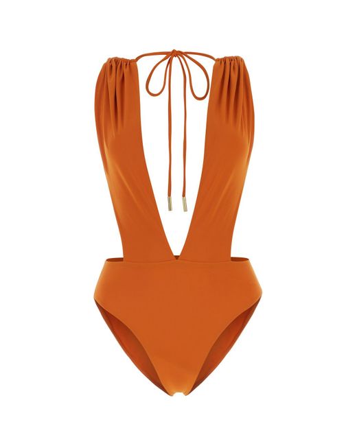 Saint Laurent Orange Swimsuits