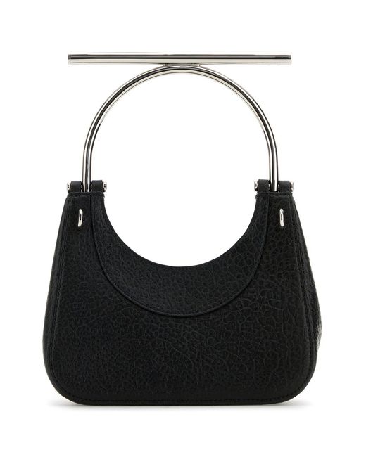 McQueen Black Mini Cross-Bar Handbag